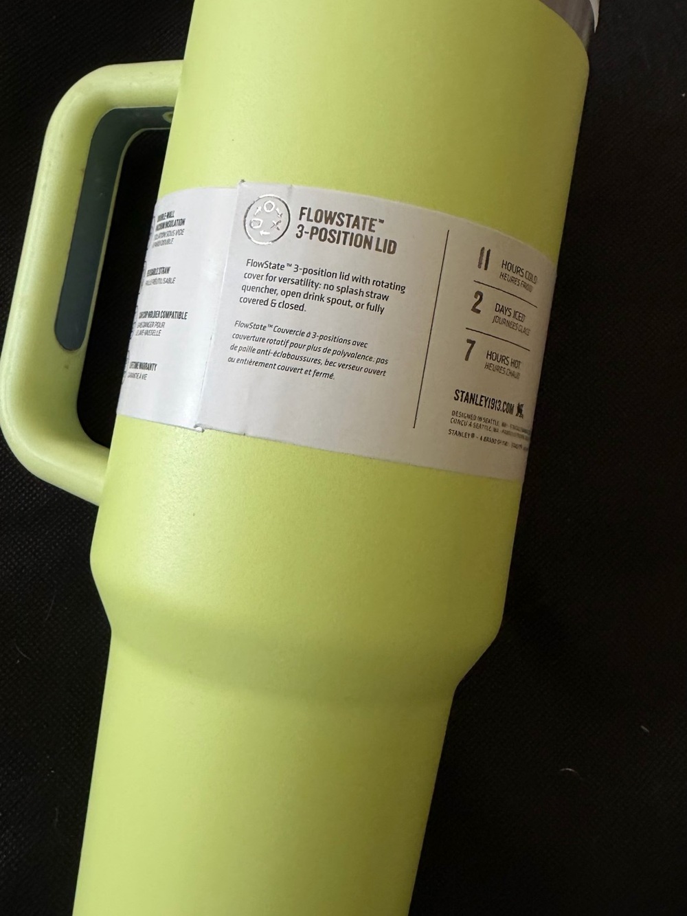 Stanley Quencher Tumbler in Lime Green - Picture 3 of 3